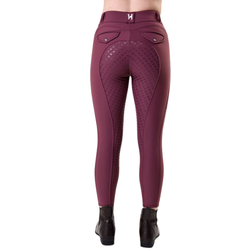 Horseware Ladies Flexfit Winter Full Seat Breeches - Celestial Purple-1