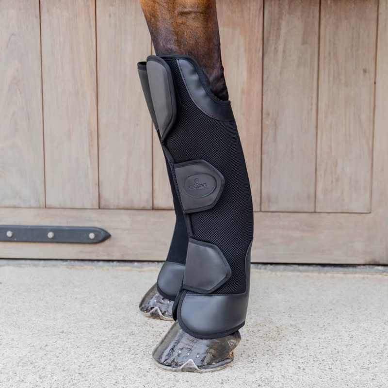Kentucky 3D Spacer Front Travel Boots Full - Black-1