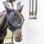 Kentucky Heart Fly Mask with Ears and Nose - Black