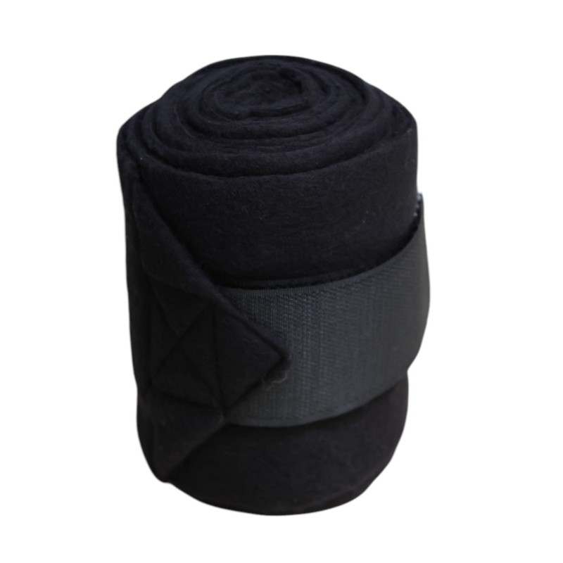 Equi-Sential Fleece Bandages - Black