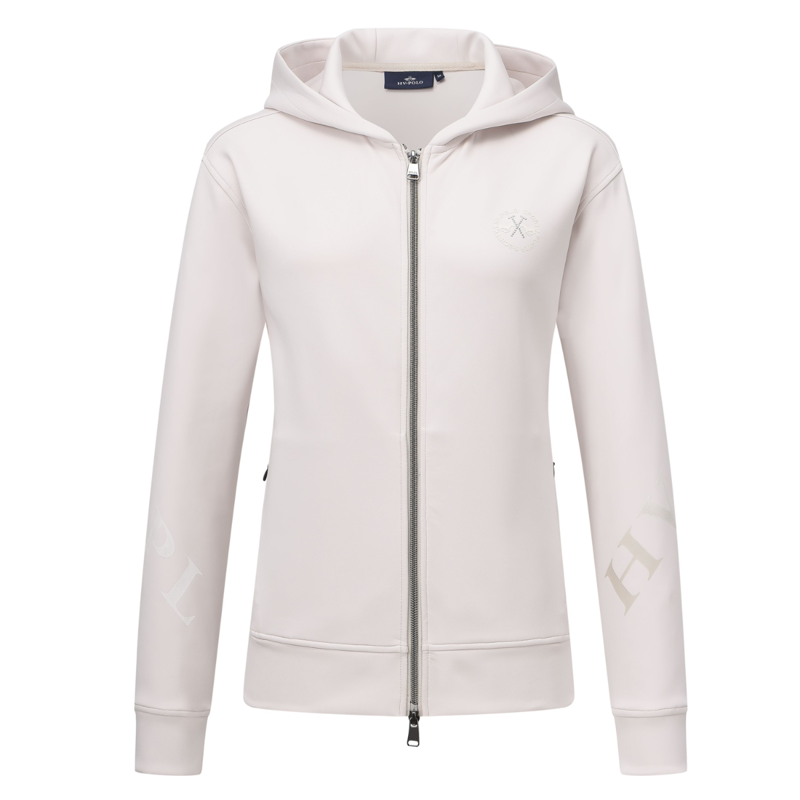 HV Polo Ladies Ella Tech Sweat Jacket - Ivory