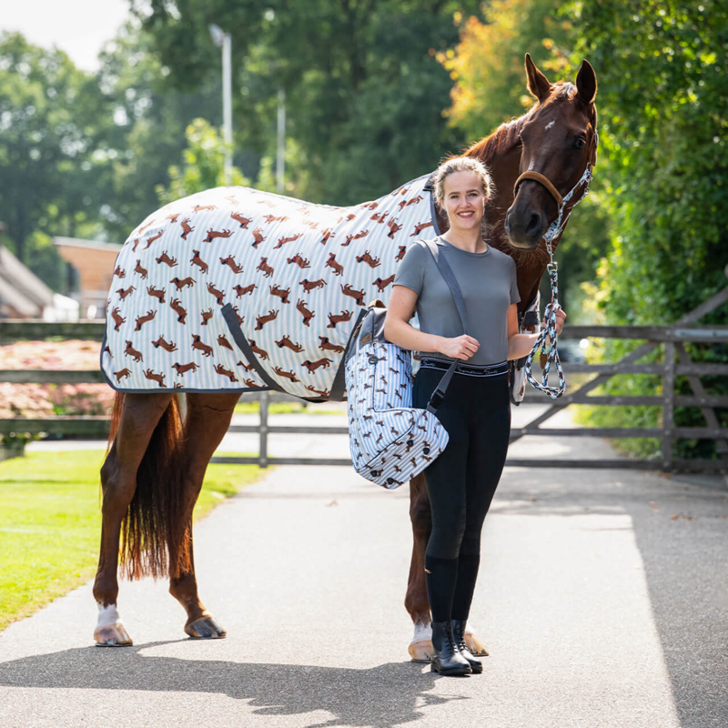QHP Stable Buddy Fleece Rug - Dachshund-3