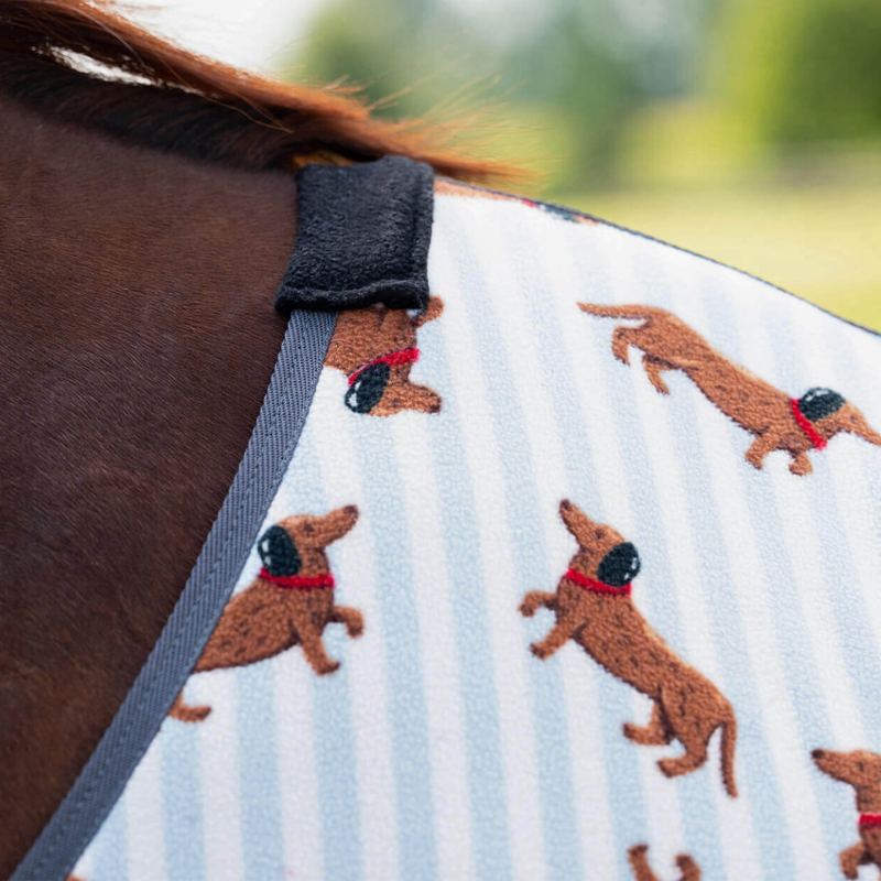 QHP Stable Buddy Fleece Rug - Dachshund-6