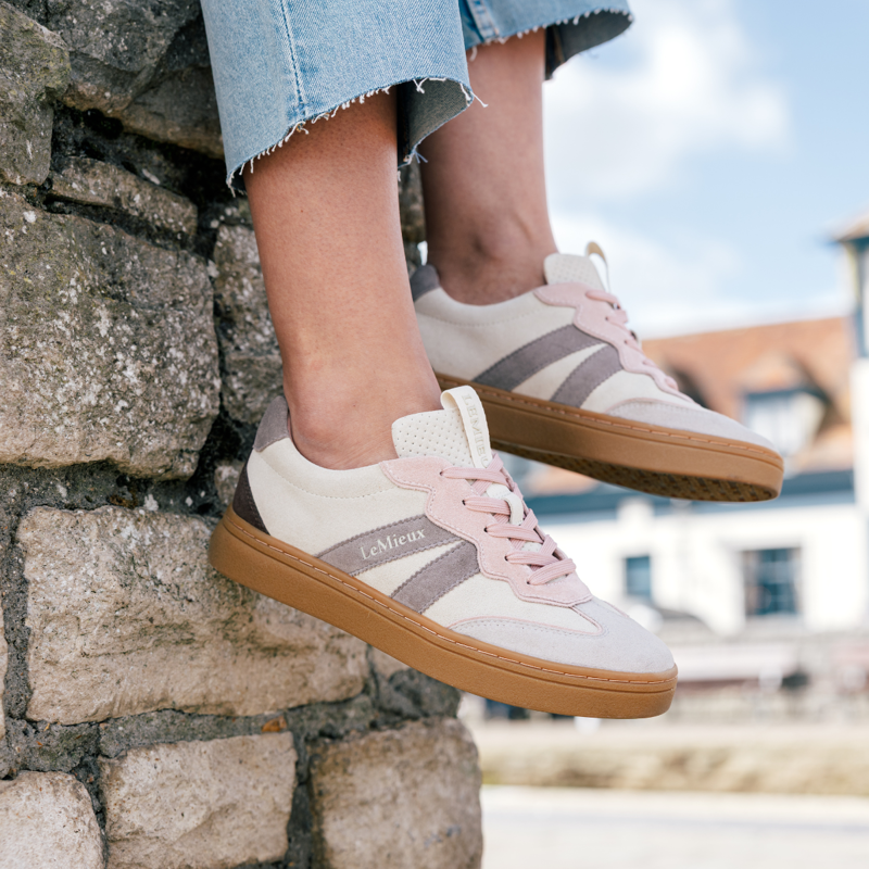 LeMieux Stockbridge Suede Lifestyle Trainer - Stone-8