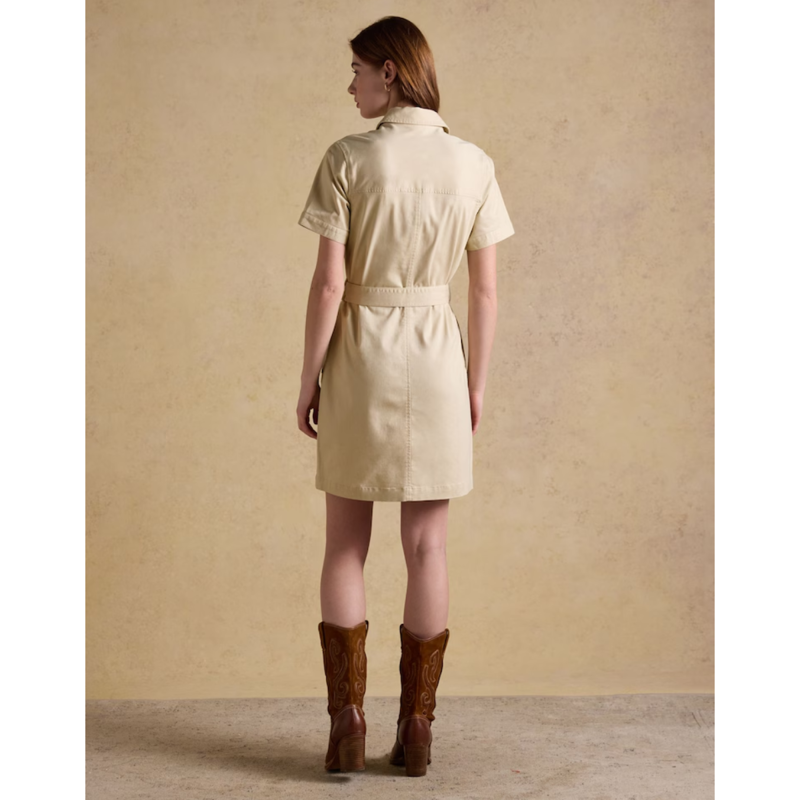 Joules Ladies Meredith Chino Dress - Sandshell-2