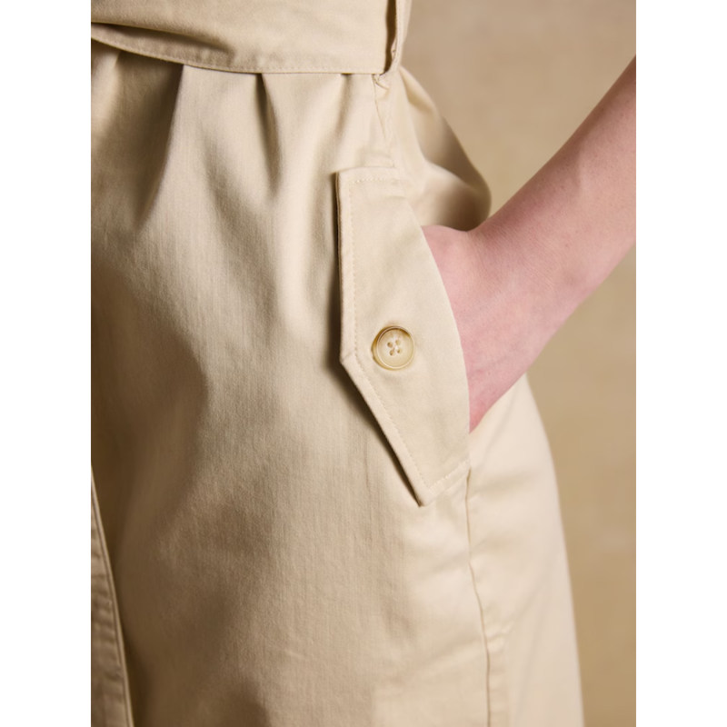Joules Ladies Meredith Chino Dress - Sandshell-5