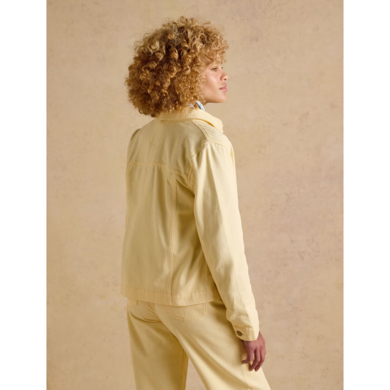 Joules Ladies Marlow Denim Jacket - Light Yellow-2