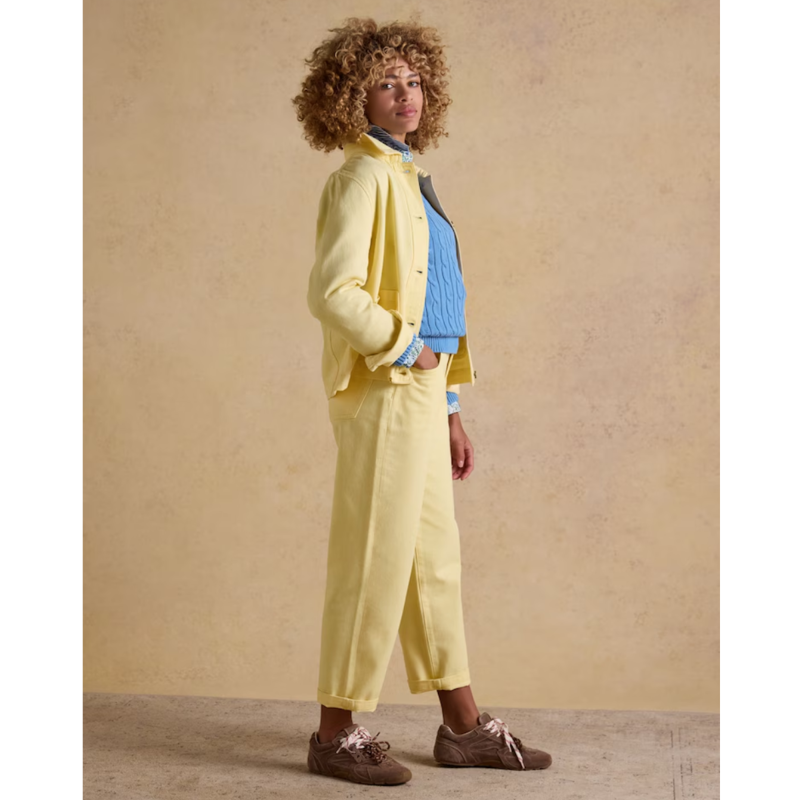 Joules Ladies Marlow Denim Jacket - Light Yellow-7