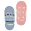 Joules Ladies Bessie Invisible Socks 2 Pack - Pink Blue