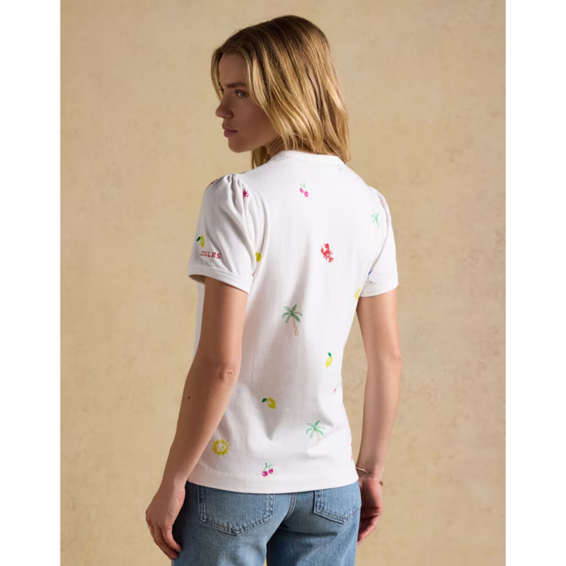Joules Ladies Erin T-Shirt - Summer Icons-2