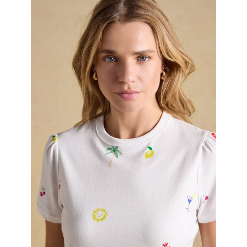 Joules Ladies Erin T-Shirt - Summer Icons-3