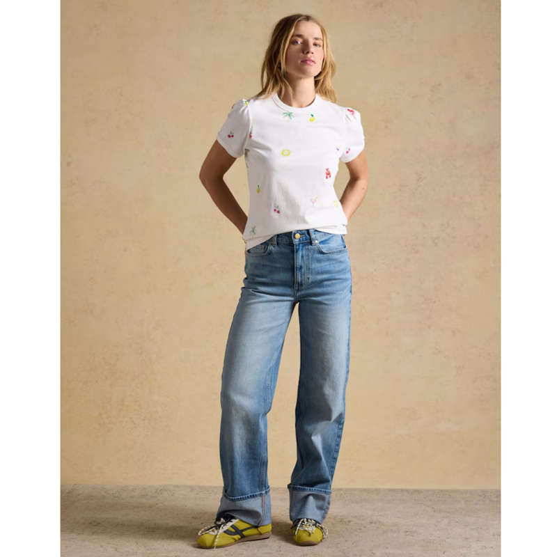 Joules Ladies Erin T-Shirt - Summer Icons-6