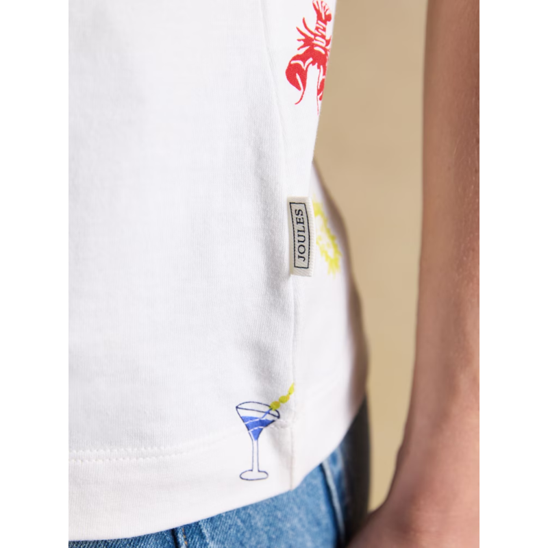 Joules Ladies Erin T-Shirt - Summer Icons-8