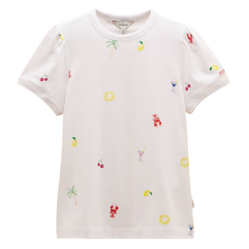 Joules Ladies Erin T-Shirt - Summer Icons