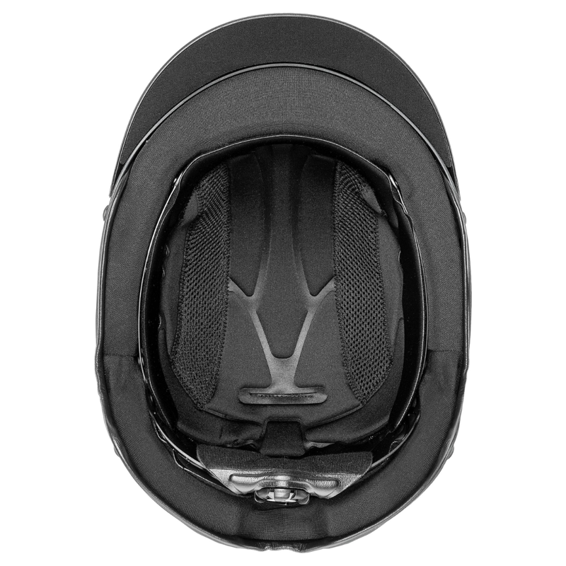Uvex Perfexxion III Chrome Riding Hat - Black Mat-3