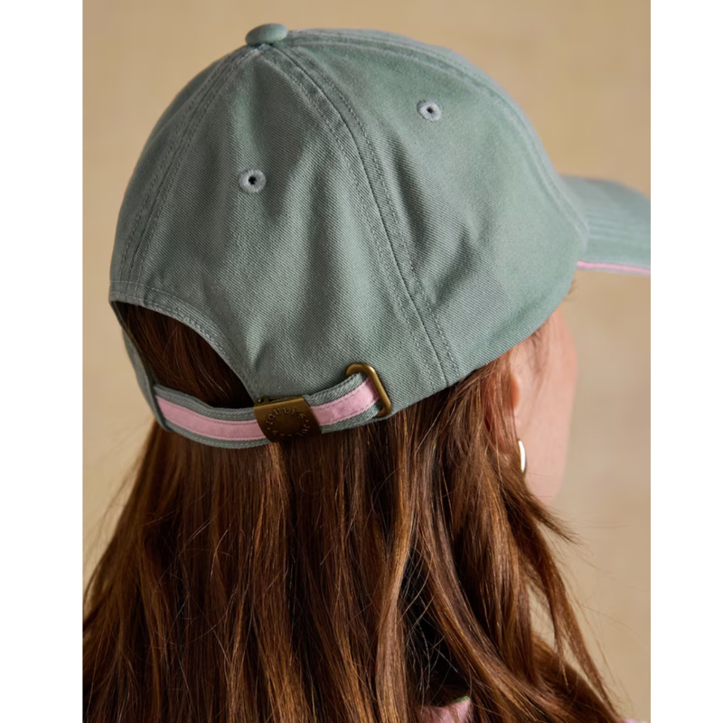 Joules Ladies Daley Baseball Cap - Green-2