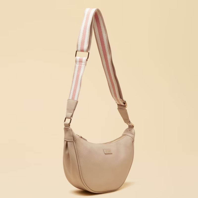 Joules Jade Half Moon Adjustable Cross-Body Bag - Neutral-5