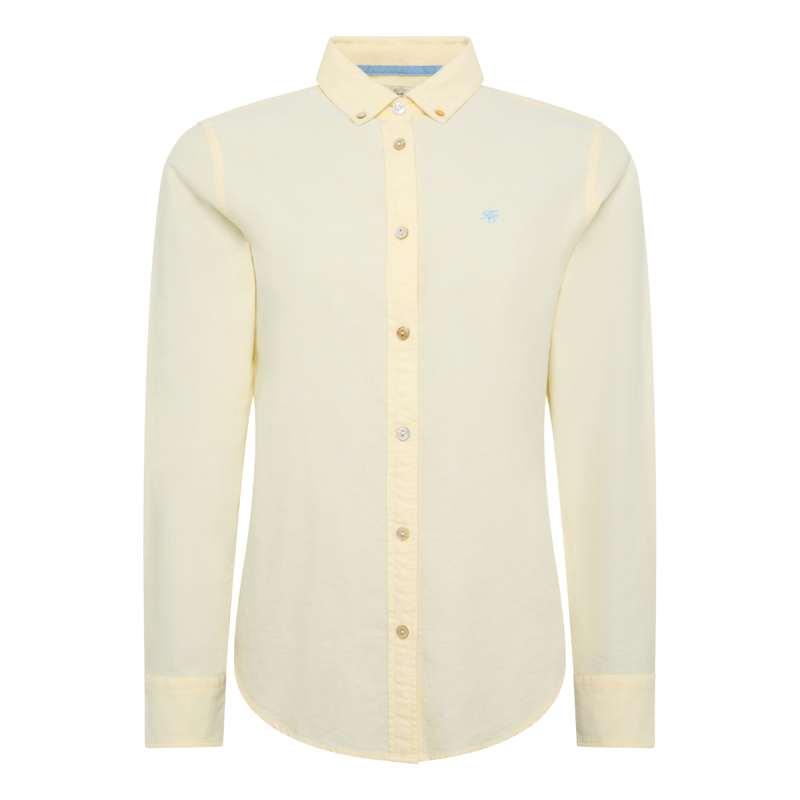 Holland Cooper Oxford Shirt - Lemon-4