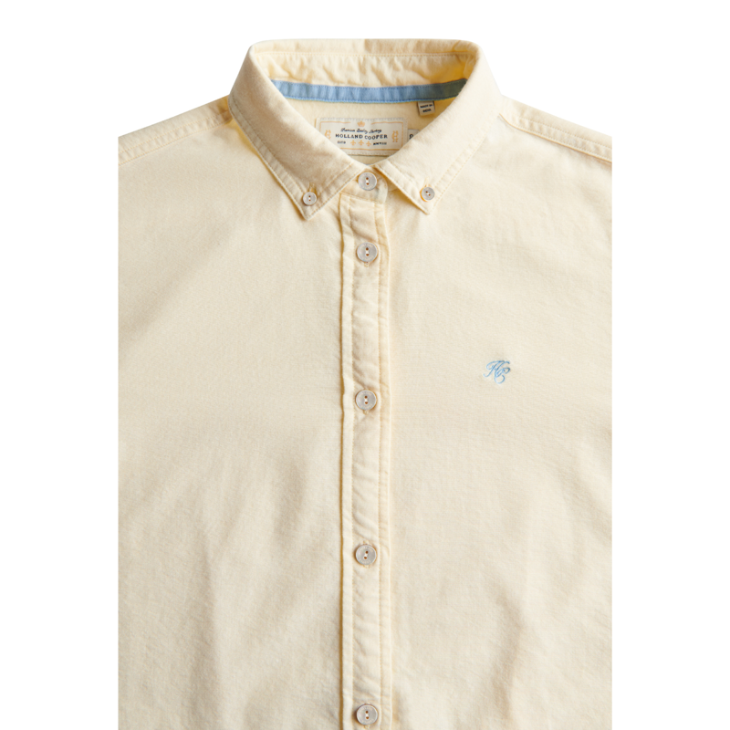 Holland Cooper Oxford Shirt - Lemon-5