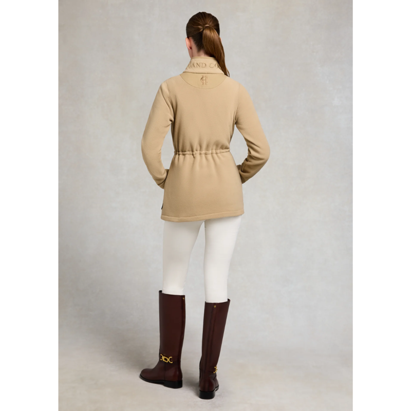 Holland Cooper Country Longline Fleece - Sand-1