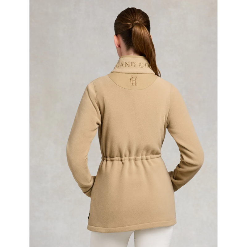 Holland Cooper Country Longline Fleece - Sand-2