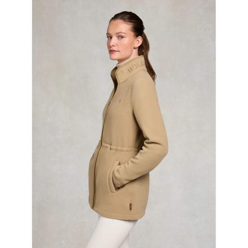 Holland Cooper Country Longline Fleece - Sand-3