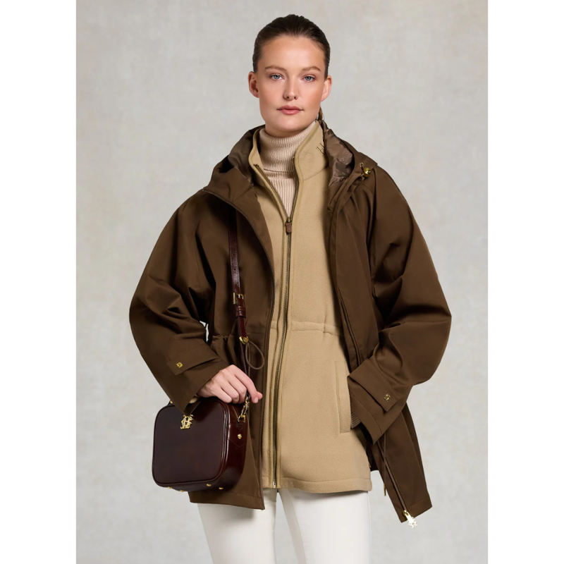 Holland Cooper Country Longline Fleece - Sand-5