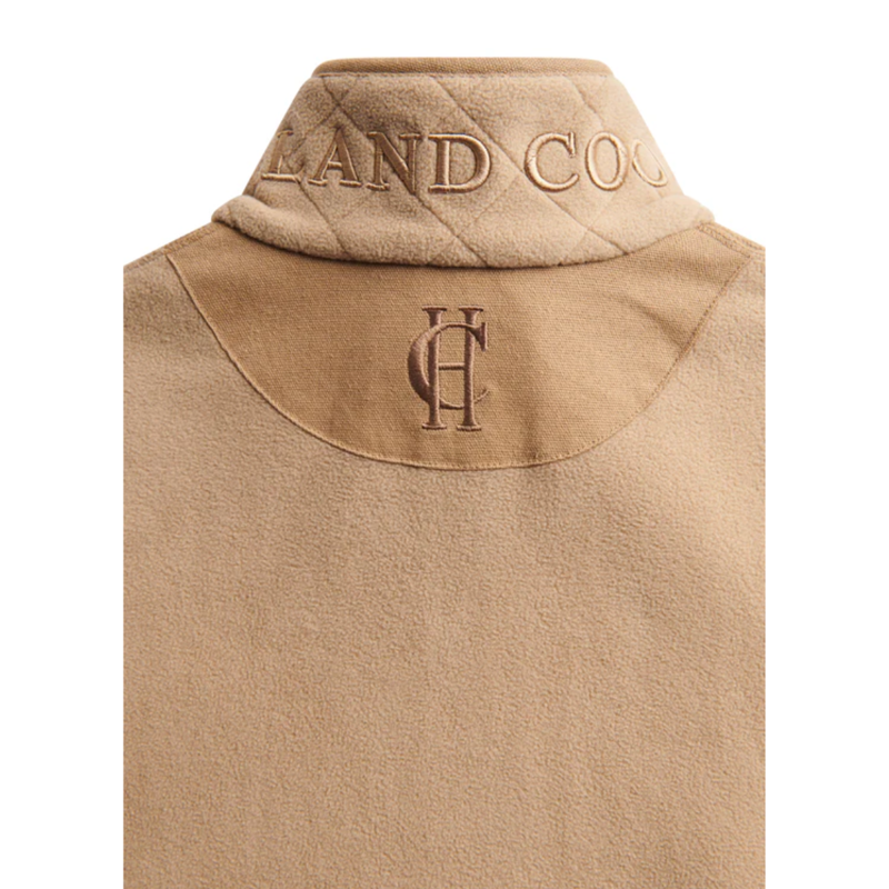 Holland Cooper Country Longline Fleece - Sand-7