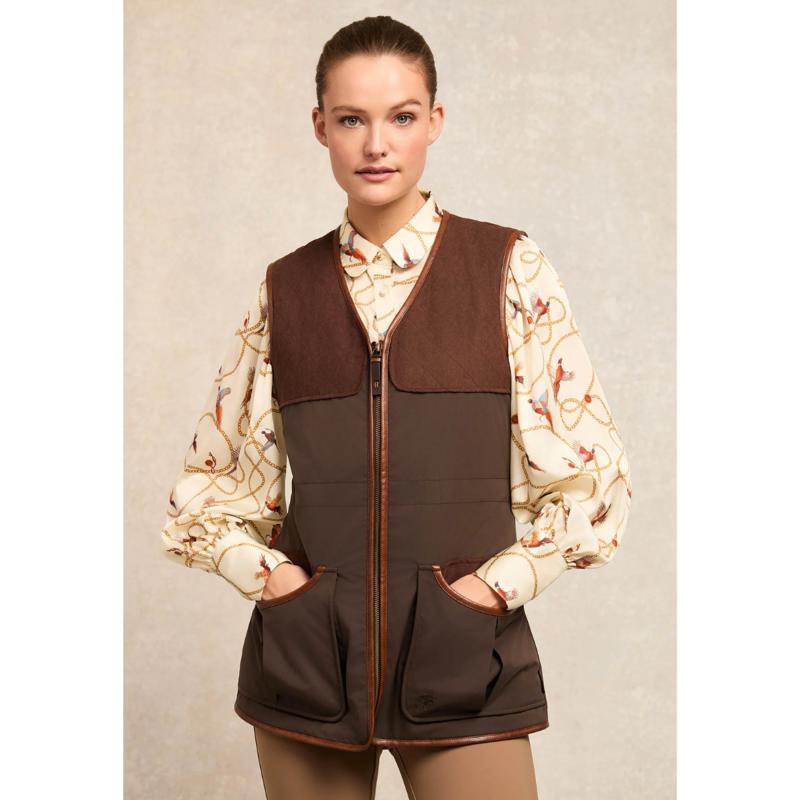 Holland Cooper Clay Vest - Chocolate
