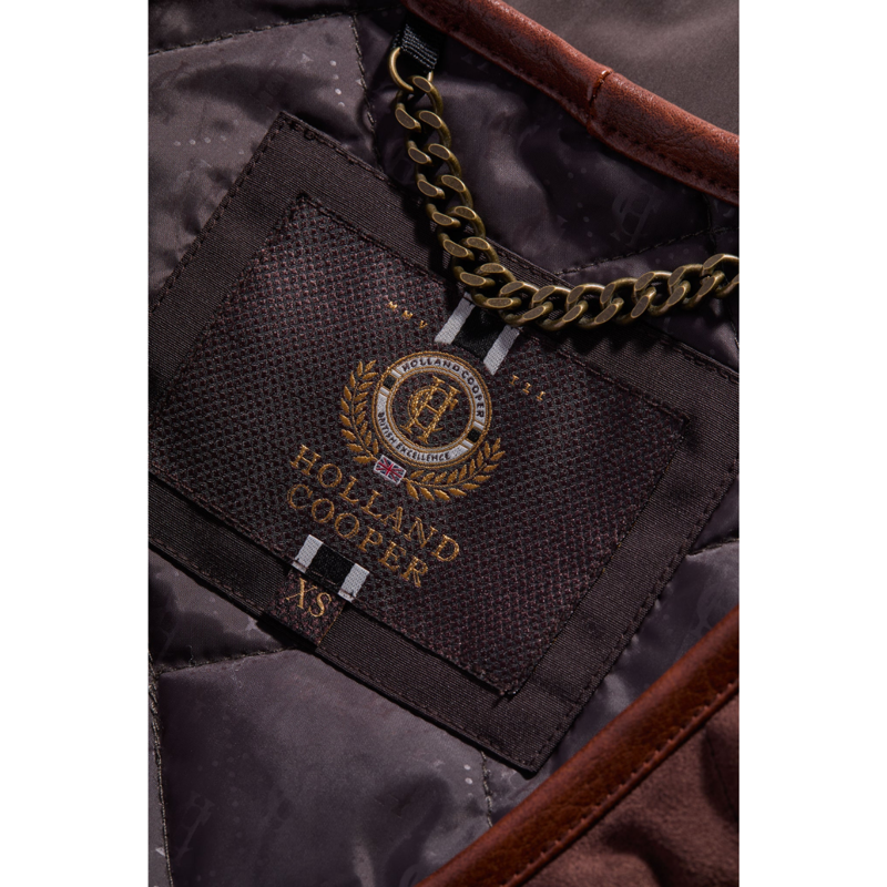 Holland Cooper Clay Vest - Chocolate-5
