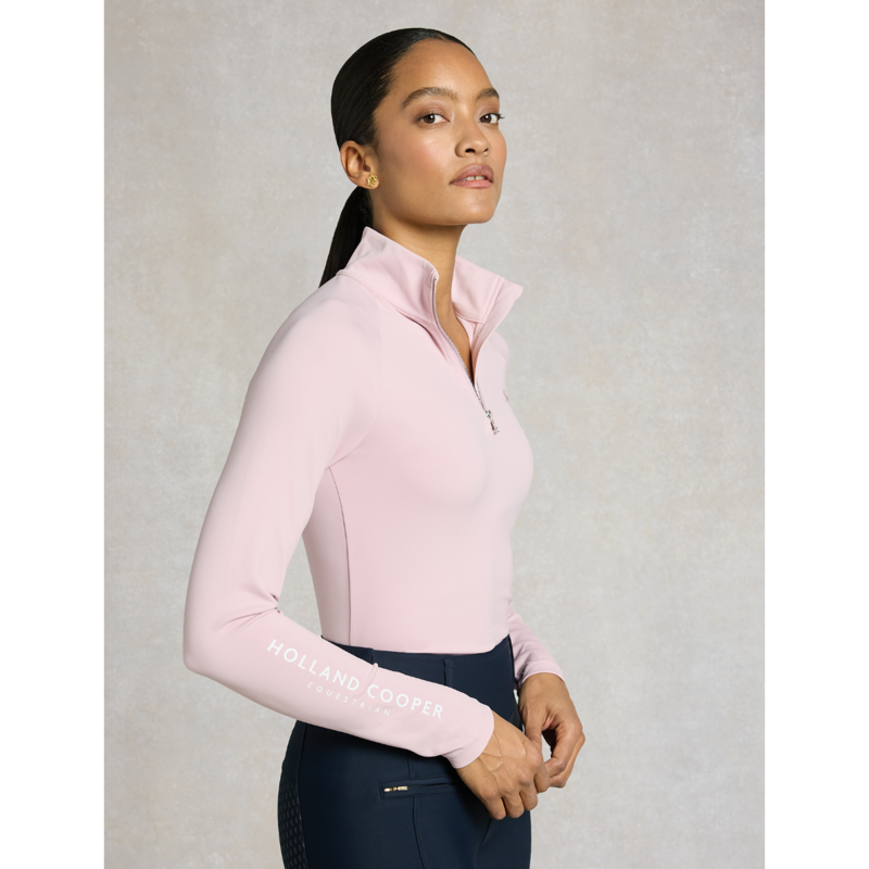 Holland Cooper Chiltern Base Layer - Dawn Pink-1