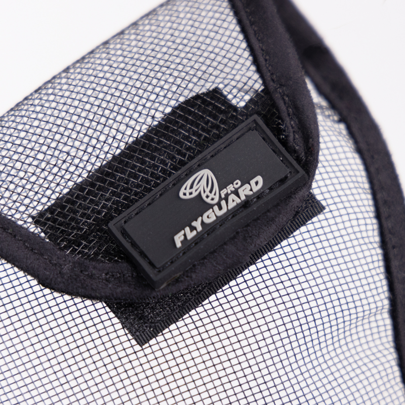 Shires FlyGuard Pro Grackle Bridle Nose Net - Black-3