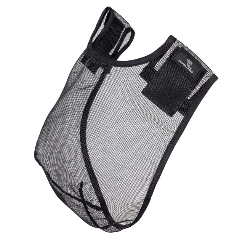 Shires FlyGuard Pro Bridle Nose Net - Black-1