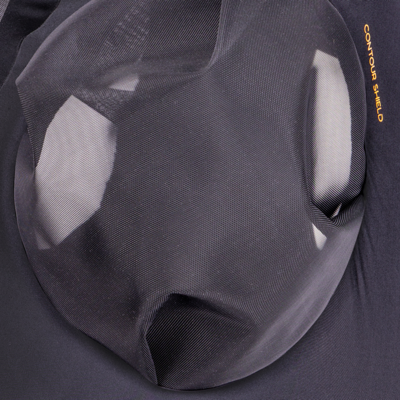 Shires FlyGuard Pro Stretch Fly Mask with Ear Holes - Jet-2