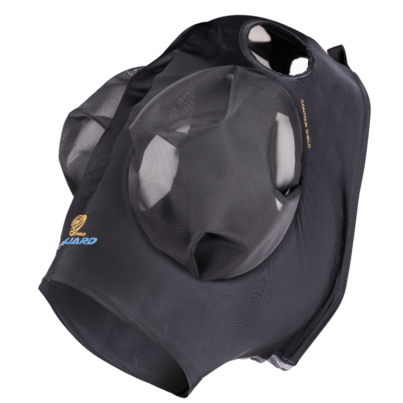 Shires FlyGuard Pro Stretch Fly Mask with Ear Holes - Jet-1