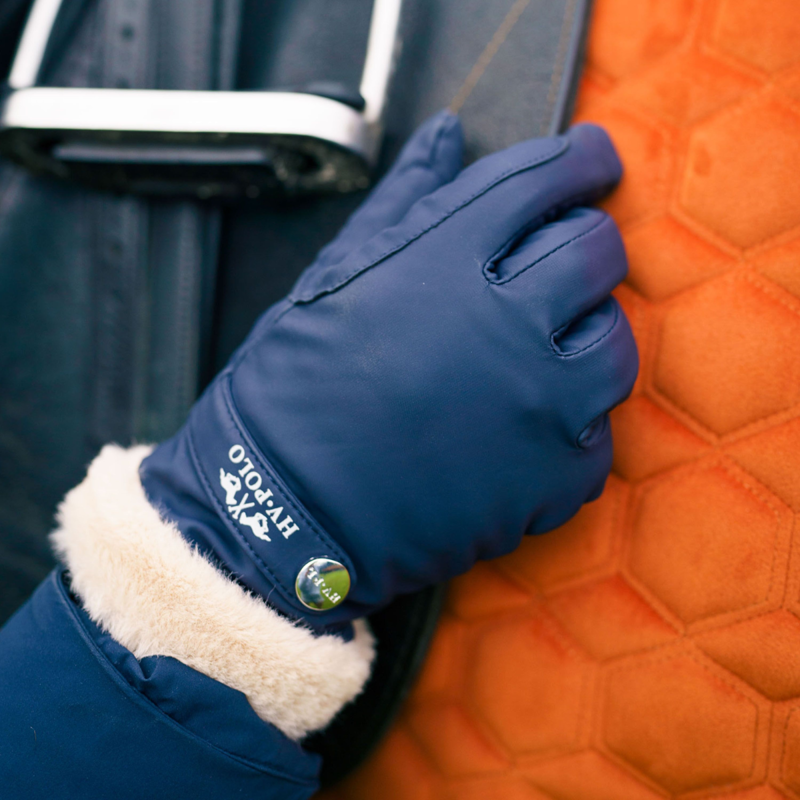 HV Polo Ladies Garnet Gloves - Navy-2