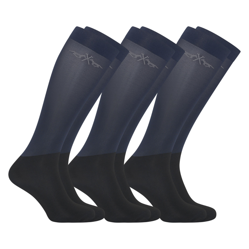 HV Polo Ladies Jamie 3 Pack Bootsocks - Navy