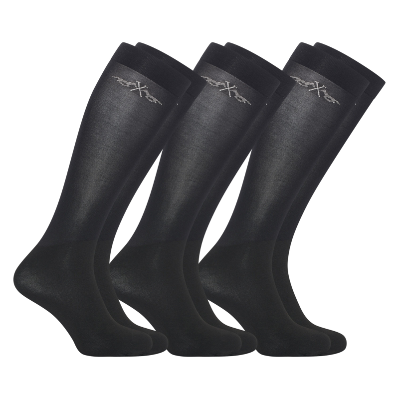 HV Polo Ladies Jamie 3 Pack Bootsocks - Black