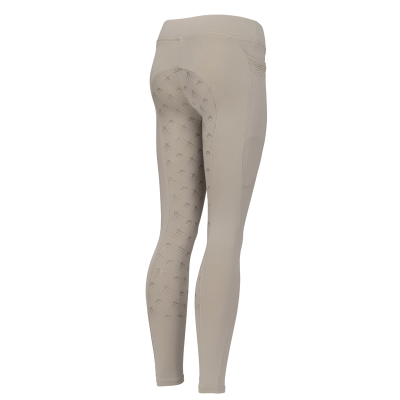 Aubrion Young Rider Optima GX Riding Tights - Beige-1
