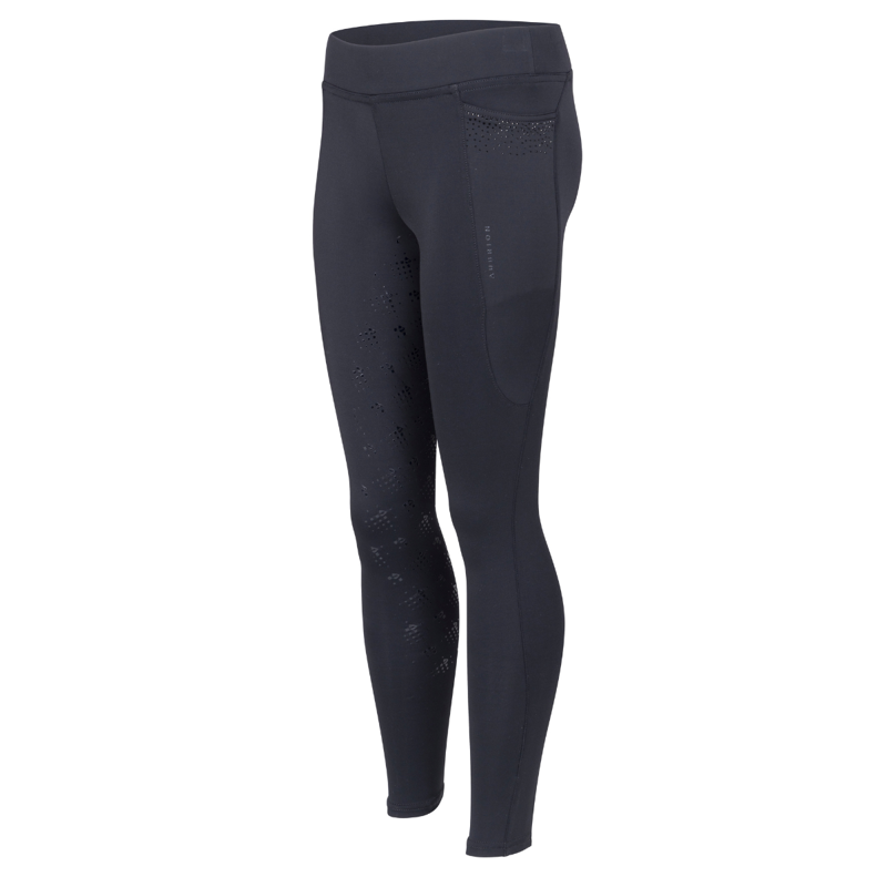 Aubrion Young Rider Optima GX Riding Tights - Black-1