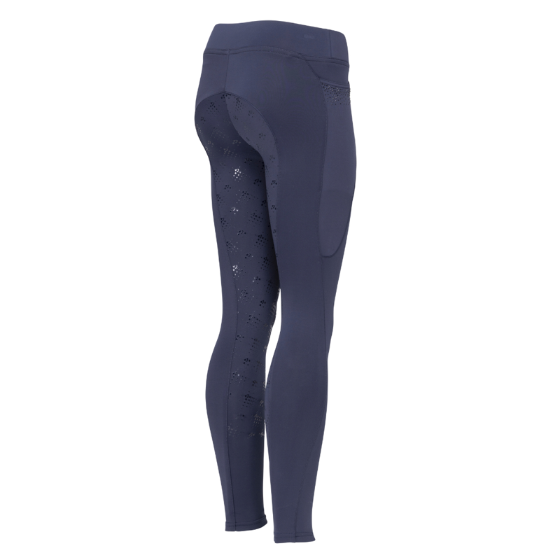 Aubrion Young Rider Optima GX Riding Tights - Navy-1