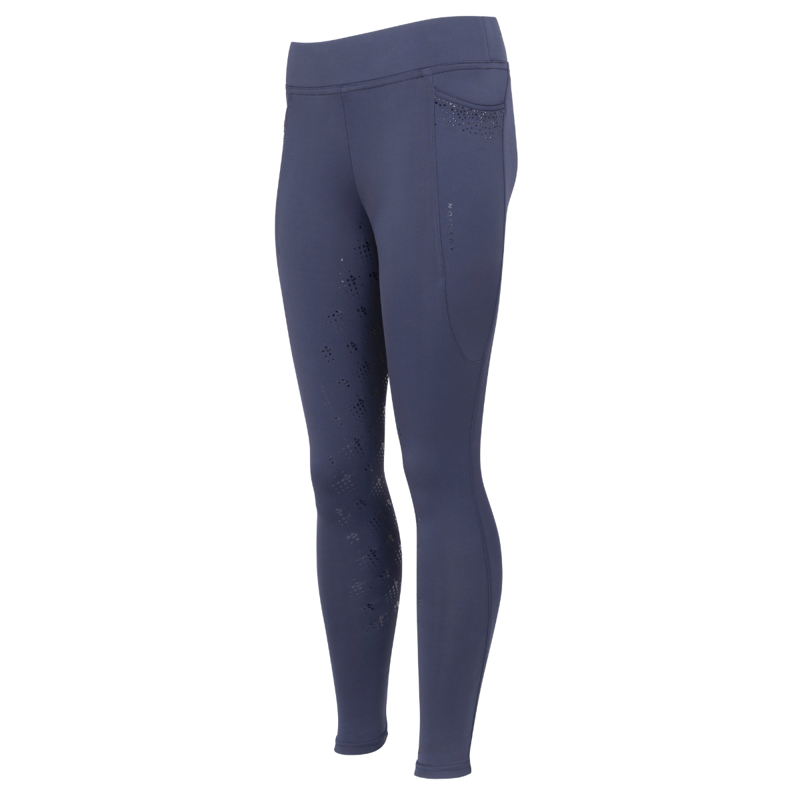 Aubrion Young Rider Optima GX Riding Tights - Navy-2