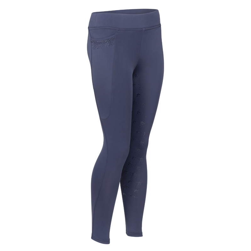Aubrion Young Rider Optima GX Riding Tights - Navy