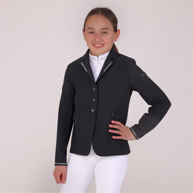 Aubrion Young Rider Optima LX Show Jacket - Black-2
