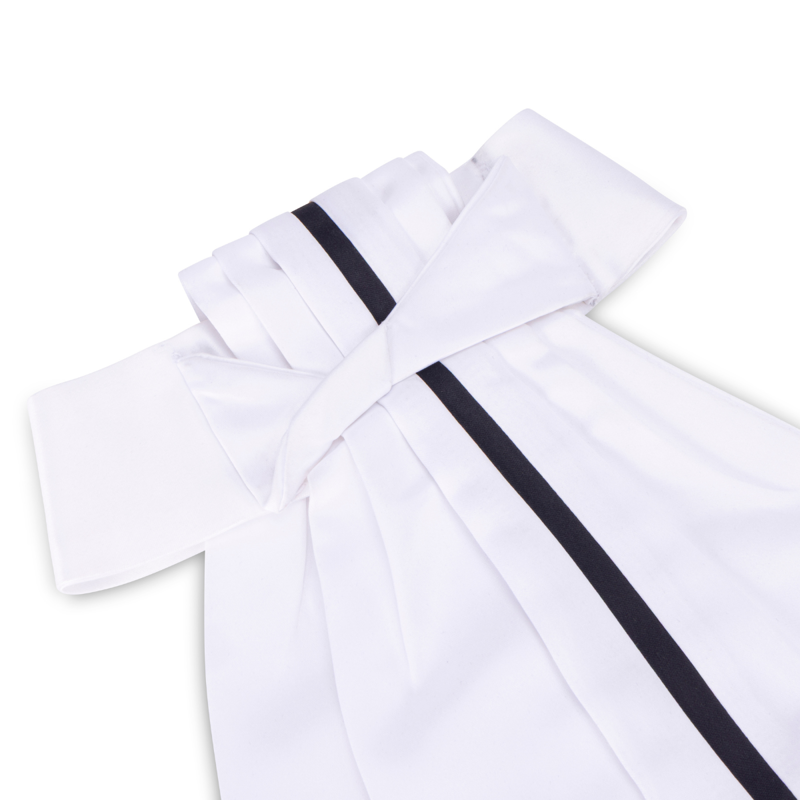 Aubrion Hampton Ready Tied Stock - Black-1