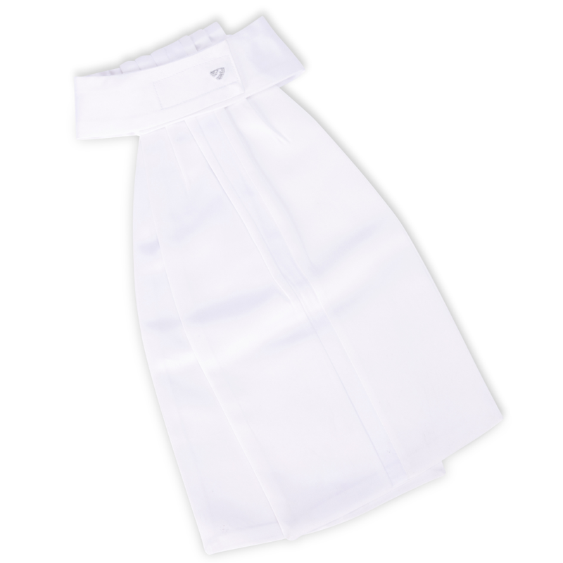 Aubrion Hampton Ready Tied Stock - White-1