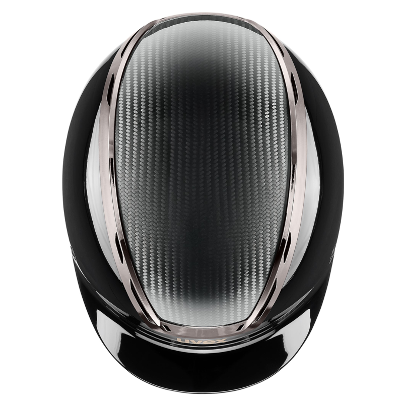 Uvex Exxeed Ultimate Riding Hat - Black Shiny-1