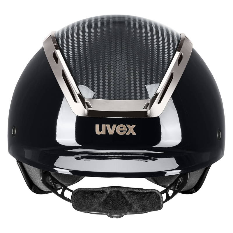 Uvex Exxeed Ultimate Riding Hat - Black Shiny-2