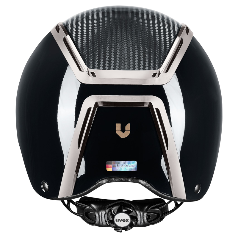 Uvex Exxeed Ultimate Riding Hat - Black Shiny-4