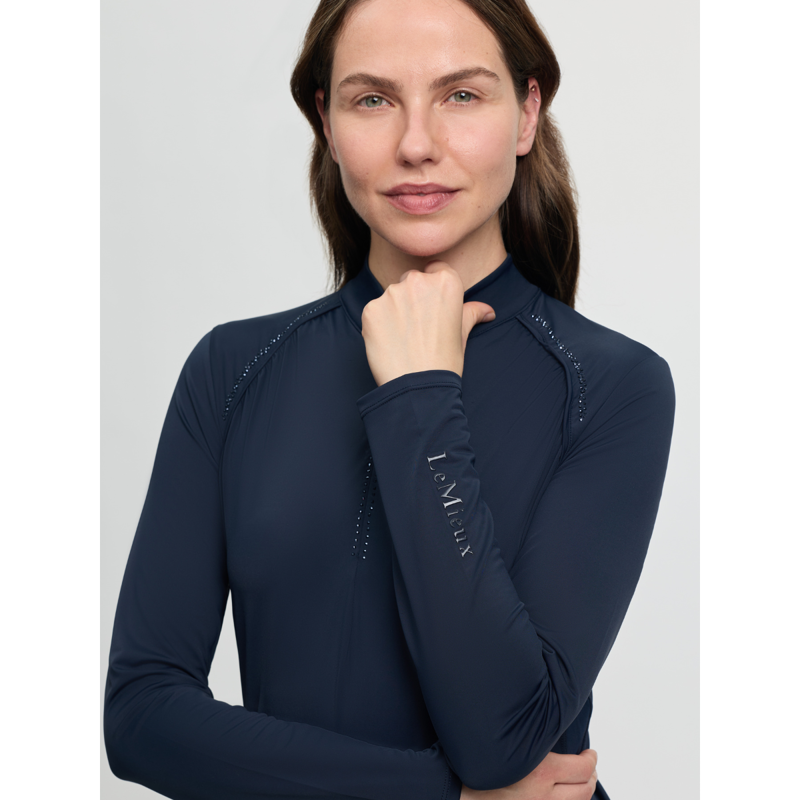 LeMieux Brilliance Heyden Lightweight Base Layer - Navy-3